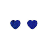 lapis lazuli slice earrings